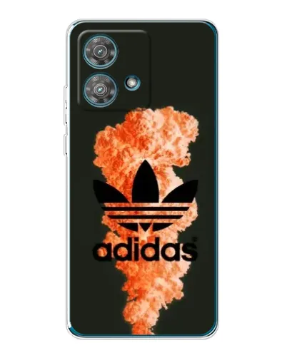 Чехол для Motorola Edge 40 Neo с картинкой «Оранжевый дым Adidas» Чехол для Motorola Edge 40 Neo с картинкой «Оранжевый дым Adidas»
