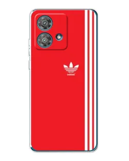 Чехол для Motorola Edge 40 Neo с картинкой «Красный минимализм Adidas» Чехол для Motorola Edge 40 Neo с картинкой «Красный минимализм Adidas»