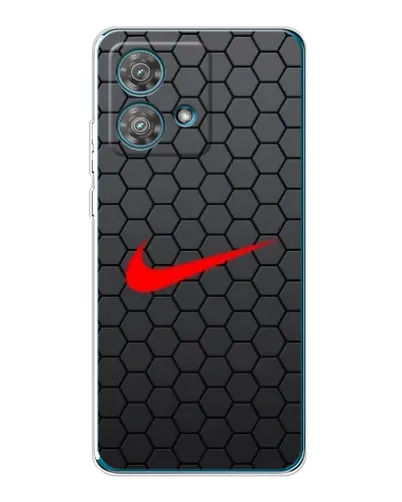 Чехол для Motorola Edge 40 Neo с картинкой «Nike — карбоновая сетка» Чехол для Motorola Edge 40 Neo с картинкой «Nike — карбоновая сетка»