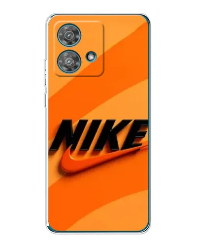 Чехол для Motorola Edge 40 Neo с картинкой «Оранжевый драйв Nike» Чехол для Motorola Edge 40 Neo с картинкой «Оранжевый драйв Nike»
