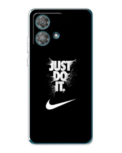 Чехол для Motorola Edge 40 Neo с картинкой «Текстовый принт Nike» Чехол для Motorola Edge 40 Neo с картинкой «Текстовый принт Nike»