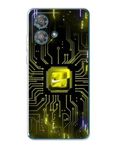 Чехол для Motorola Edge 40 Neo с картинкой «Nike — золотая искра» Чехол для Motorola Edge 40 Neo с картинкой «Nike — золотая искра»