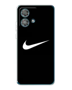Чехол для Motorola Edge 40 Neo с картинкой «Минималистический Найк»