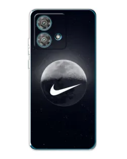 Чехол для Motorola Edge 40 Neo с картинкой «Nike в стиле граффити»