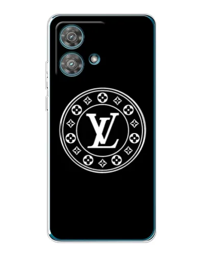 Чехол для Motorola Edge 40 Neo с картинкой «LV — печать стиля»