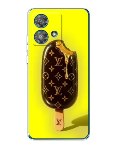Чехол для Motorola Edge 40 Neo с картинкой «Мороженое от LV»