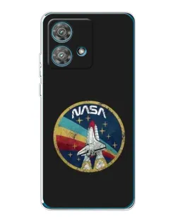 Чехол для Motorola Edge 40 Neo с картинкой «NASA — эмблема миссии» Чехол для Motorola Edge 40 Neo с картинкой «NASA — эмблема миссии»