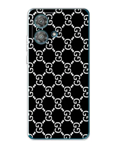 Чехол для Motorola Edge 40 Neo с картинкой «Gucci — сетчатый паттерн»