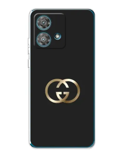 Чехол для Motorola Edge 40 Neo с картинкой «Минимализм Gucci»