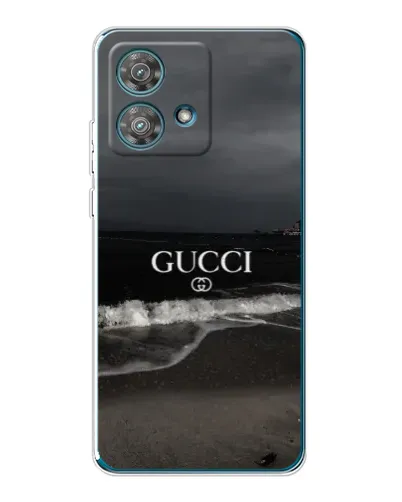 Чехол для Motorola Edge 40 Neo с картинкой «Gucci — морской прибой»