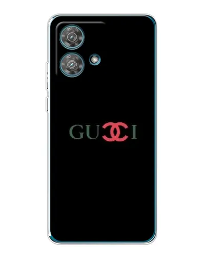Чехол для Motorola Edge 40 Neo с картинкой «Gucci — красный градиент»