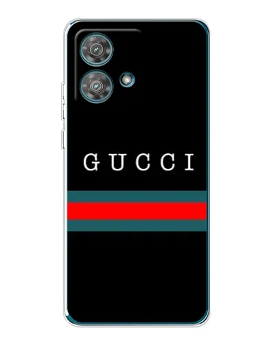 Чехол для Motorola Edge 40 Neo с картинкой «Gucci — красный пояс»
