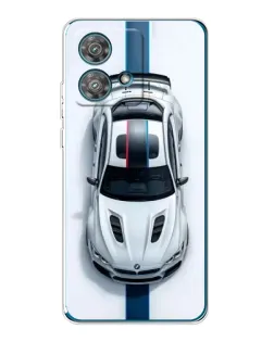 Чехол для Motorola Edge 40 Neo с картинкой «Вид сверху — BMW M»