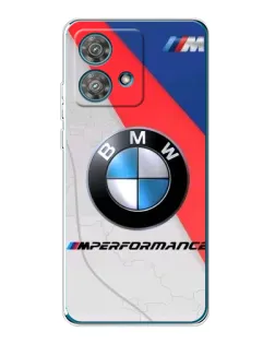 Чехол для Motorola Edge 40 Neo с картинкой «BMW Performance стиль»