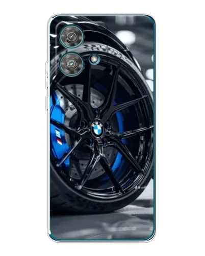 Чехол для Motorola Edge 40 Neo с картинкой «Колесо BMW вблизи» Чехол для Motorola Edge 40 Neo с картинкой «Колесо BMW вблизи»