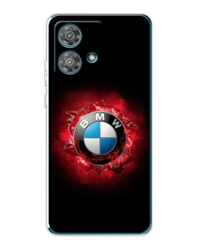 Чехол для Motorola Edge 40 Neo с картинкой «Логотип BMW — вспышка» Чехол для Motorola Edge 40 Neo с картинкой «Логотип BMW — вспышка»