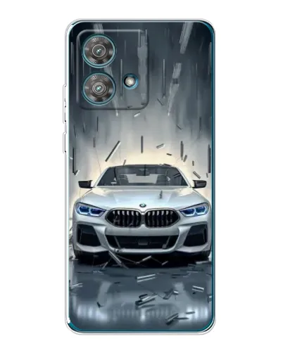 Чехол для Motorola Edge 40 Neo с картинкой «BMW в свете фар» Чехол для Motorola Edge 40 Neo с картинкой «BMW в свете фар»