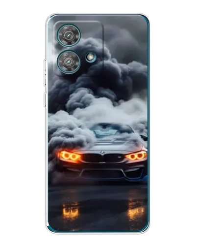Чехол для Motorola Edge 40 Neo с картинкой «BMW в дыму» Чехол для Motorola Edge 40 Neo с картинкой «BMW в дыму»
