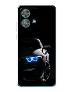 Чехол для Motorola Edge 40 Neo с картинкой «BMW — ночной взгляд»