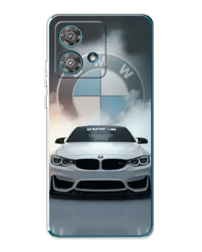 Чехол для Motorola Edge 40 Neo с картинкой «BMW в белом дыму» Чехол для Motorola Edge 40 Neo с картинкой «BMW в белом дыму»