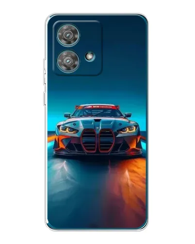 Чехол для Motorola Edge 40 Neo с картинкой «BMW — огни неона» Чехол для Motorola Edge 40 Neo с картинкой «BMW — огни неона»