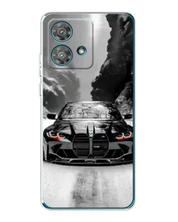 Чехол для Motorola Edge 40 Neo с картинкой «BMW — акварельный дрифт»