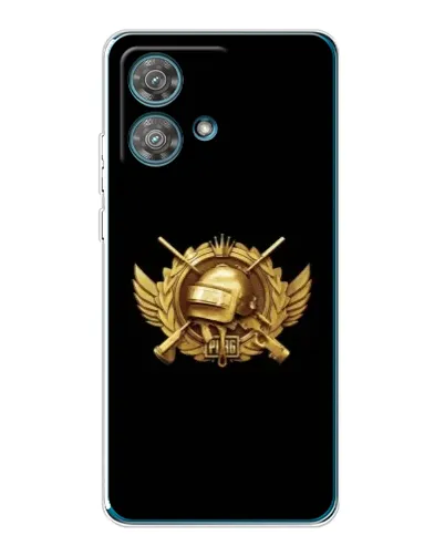 Чехол для Motorola Edge 40 Neo с картинкой «PUBG — оранжевый градиент» Чехол для Motorola Edge 40 Neo с картинкой «PUBG — оранжевый градиент»