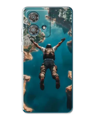 Чехол для Motorola Edge 40 Neo с картинкой «PUBG — свободное падение» Чехол для Motorola Edge 40 Neo с картинкой «PUBG — свободное падение»