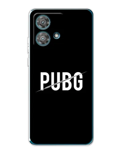 Чехол для Motorola Edge 40 Neo с картинкой «PUBG — белый логотип» Чехол для Motorola Edge 40 Neo с картинкой «PUBG — белый логотип»