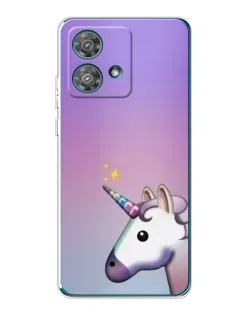 Чехол для Motorola Edge 40 Neo с картинкой «Единорог градиент» Чехол для Motorola Edge 40 Neo с картинкой «Единорог градиент»