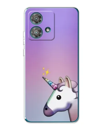 Чехол для Motorola Edge 40 Neo с картинкой «Единорог градиент» Чехол для Motorola Edge 40 Neo с картинкой «Единорог градиент»