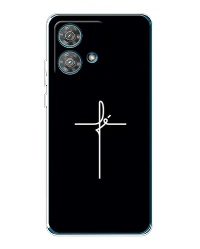 Чехол для Motorola Edge 40 Neo с картинкой «Тонкий крест» Чехол для Motorola Edge 40 Neo с картинкой «Тонкий крест»