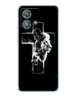 Чехол для Motorola Edge 40 Neo с картинкой «Сияющий крест Jesus» Чехол для Motorola Edge 40 Neo с картинкой «Сияющий крест Jesus»