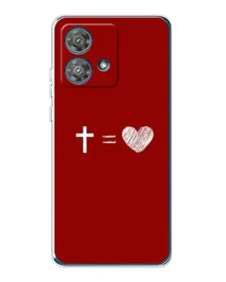 Чехол для Motorola Edge 40 Neo с картинкой «Уравнение любви» Чехол для Motorola Edge 40 Neo с картинкой «Уравнение любви»