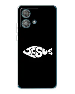 Чехол для Motorola Edge 40 Neo с картинкой «Рыба Jesus» Чехол для Motorola Edge 40 Neo с картинкой «Рыба Jesus»