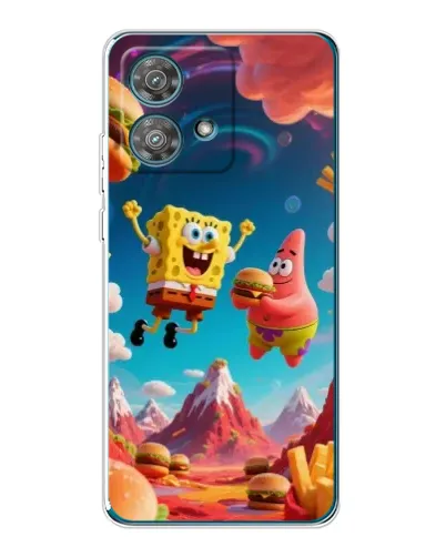 Чехол для Motorola Edge 40 Neo с картинкой «Космический фастфуд» Чехол для Motorola Edge 40 Neo с картинкой «Космический фастфуд»