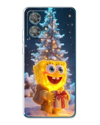 Чехол для Motorola Edge 40 Neo с картинкой «Рождественский Спанч Боб» Чехол для Motorola Edge 40 Neo с картинкой «Рождественский Спанч Боб»