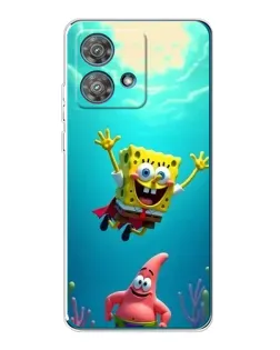 Чехол для Motorola Edge 40 Neo с картинкой «Спанч Боб под водой» Чехол для Motorola Edge 40 Neo с картинкой «Спанч Боб под водой»