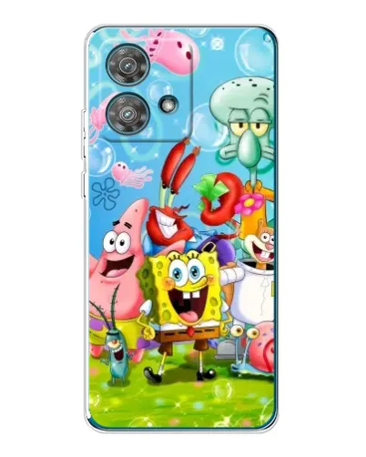 Чехол для Motorola Edge 40 Neo с картинкой «Губка Боб и друзья» Чехол для Motorola Edge 40 Neo с картинкой «Губка Боб и друзья»