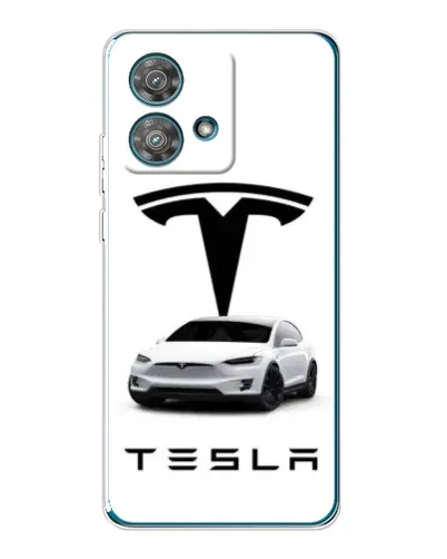 Чехол для Motorola Edge 40 Neo с картинкой «Tesla White Style» Чехол для Motorola Edge 40 Neo с картинкой «Tesla White Style»