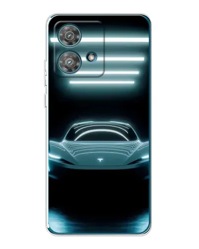 Чехол для Motorola Edge 40 Neo с картинкой «Tesla в неоне» Чехол для Motorola Edge 40 Neo с картинкой «Tesla в неоне»