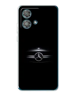 Чехол для Motorola Edge 40 Neo с картинкой «Mercedes — абстрактные линии»