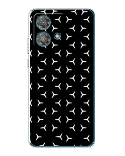 Чехол для Motorola Edge 40 Neo с картинкой «Mercedes паттерн звезд» Чехол для Motorola Edge 40 Neo с картинкой «Mercedes паттерн звезд»