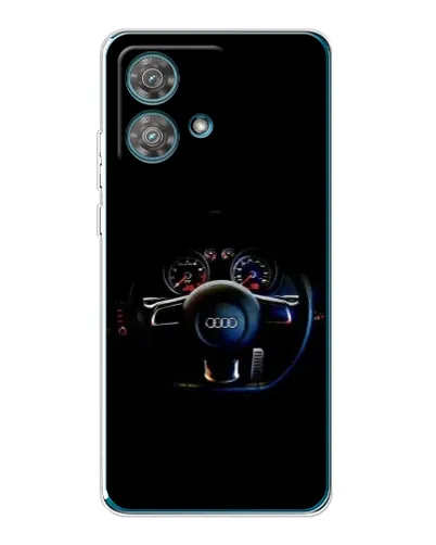 Чехол для Motorola Edge 40 Neo с картинкой «Салон Audi — руль» Чехол для Motorola Edge 40 Neo с картинкой «Салон Audi — руль»