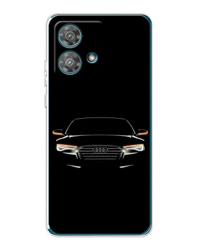 Чехол для Motorola Edge 40 Neo с картинкой «Audi — ночной контур» Чехол для Motorola Edge 40 Neo с картинкой «Audi — ночной контур»