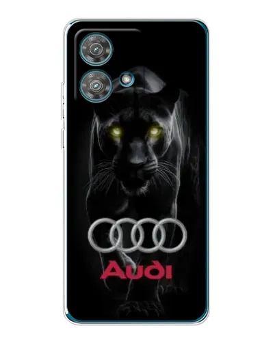 Чехол для Motorola Edge 40 Neo с картинкой «Пантера и Audi» Чехол для Motorola Edge 40 Neo с картинкой «Пантера и Audi»