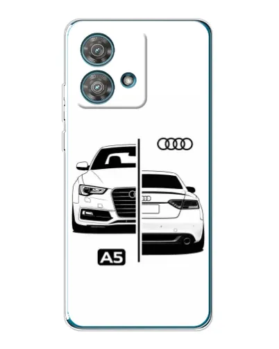 Чехол для Motorola Edge 40 Neo с картинкой «Audi — контрастный дизайн» Чехол для Motorola Edge 40 Neo с картинкой «Audi — контрастный дизайн»