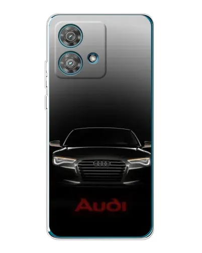 Чехол для Motorola Edge 40 Neo с картинкой «Audi — градиентный контур» Чехол для Motorola Edge 40 Neo с картинкой «Audi — градиентный контур»