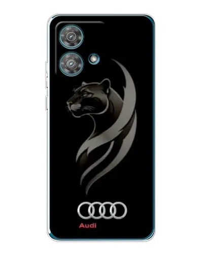 Чехол для Motorola Edge 40 Neo с картинкой «Графика — пантера и Audi» Чехол для Motorola Edge 40 Neo с картинкой «Графика — пантера и Audi»