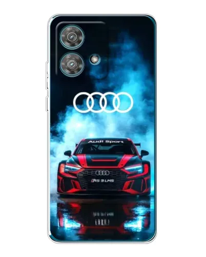 Чехол для Motorola Edge 40 Neo с картинкой «Audi Sport — неон» Чехол для Motorola Edge 40 Neo с картинкой «Audi Sport — неон»